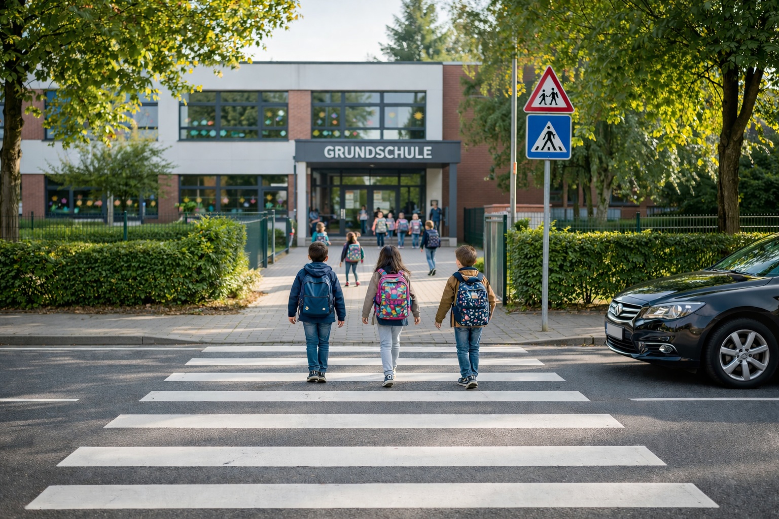 Mehr Sicherheit vor Schulen und Kitas: Wie Städte den Verkehr mit smarter Infrastruktur beruhigen